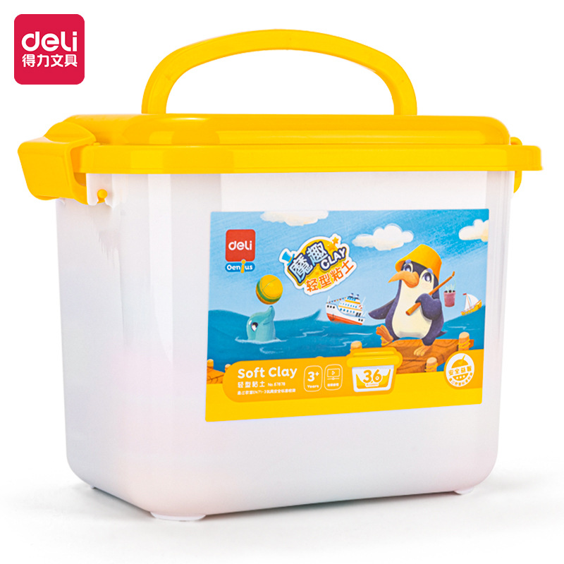 Deli 67878 Ultra-Light Clay Wholesale 36-color plasticine Food-grade light clay Children's colored Clay Toy Set Item Picture