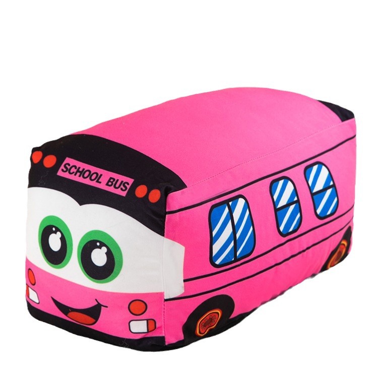 Cartoon printed transportation vehicle series, throw pillows, car dolls, stuffed toys, claw machine dolls, children's birthday gifts Item Picture