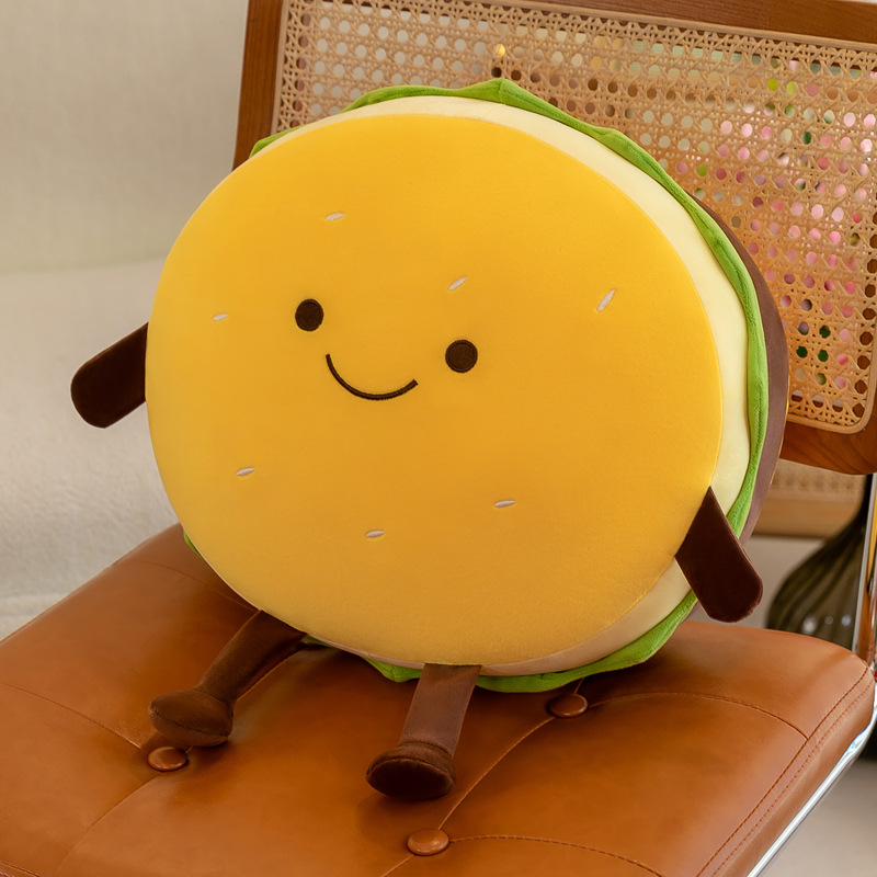 Cross-border simulation hamburger cushions, plush toys, dolls, cloth dolls, foreign trade cushions, seat cushions, gifts and presents Application Scenario
