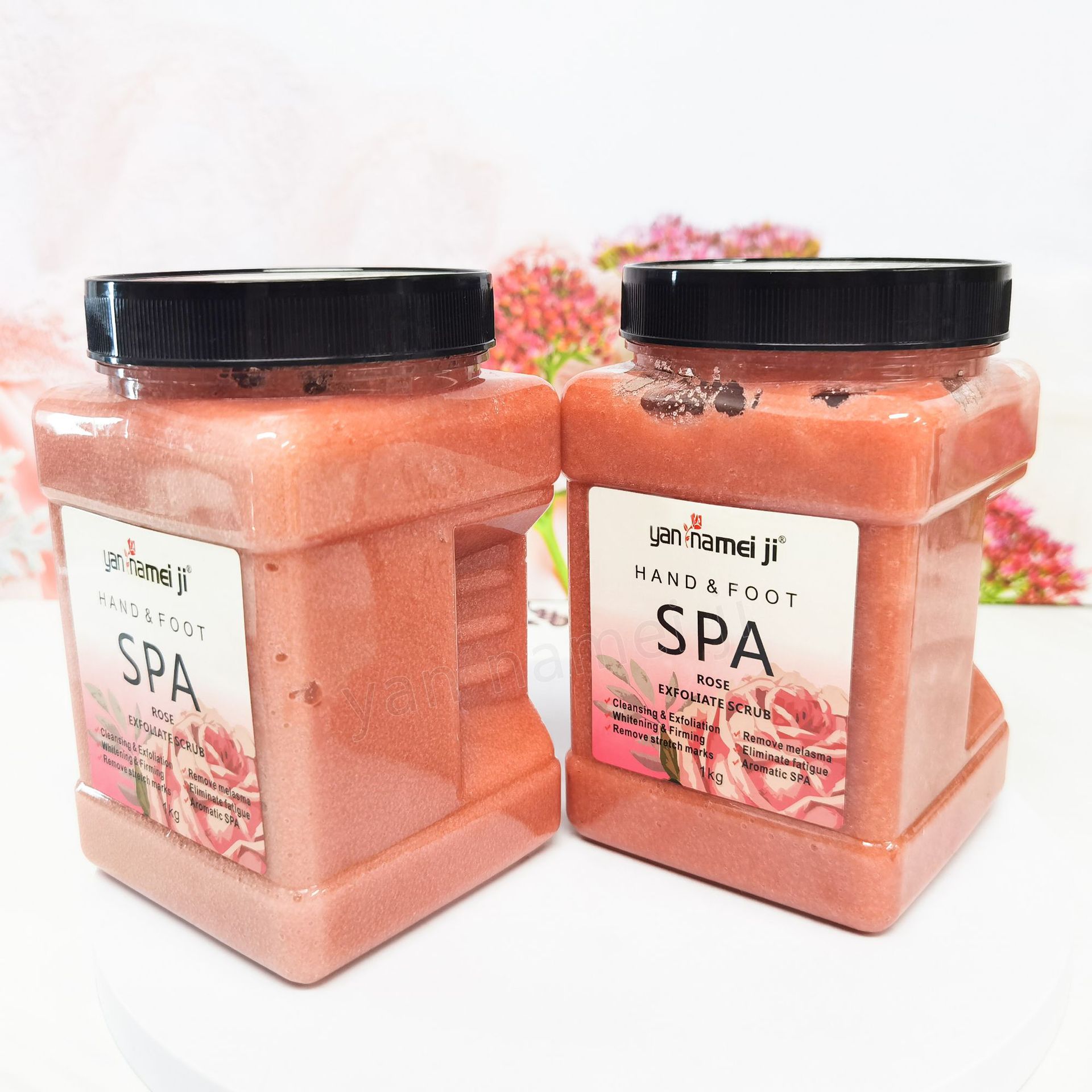 Cross-border 1kg scrub bath salt, hand and foot scrub, exfoliating, deep cleansing, whole body brightening, wet salt in addition Application Scenario