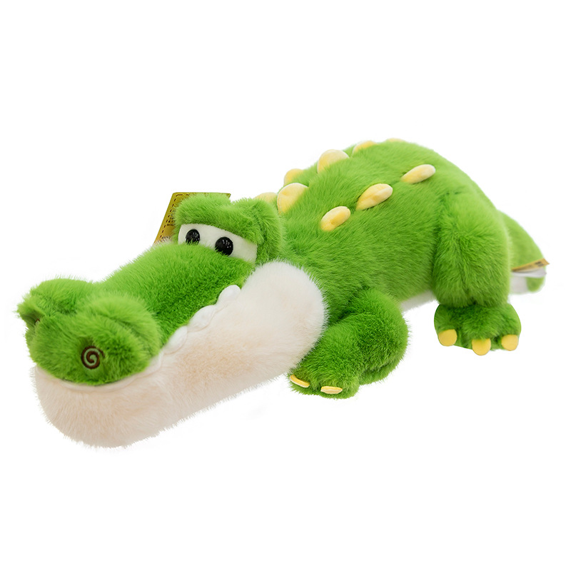Creative cartoon Papa crocodile plush toy doll, cute crocodile male and female sleeping pillow doll gift Item Picture