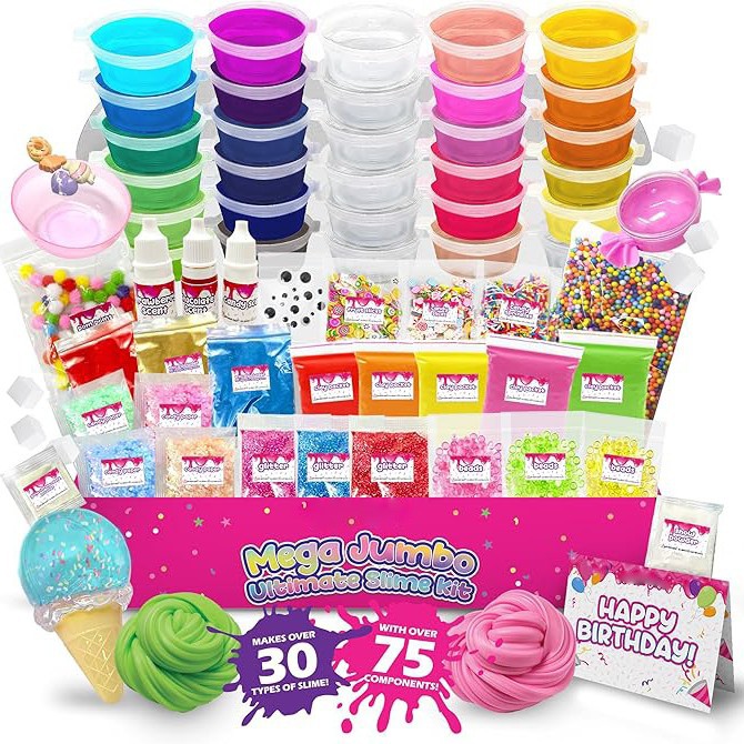 Liyuan Cross-border Slime Children's Handmade DIY ice cream Toy Colored Clay Crystal Clay Set Wholesale Customization Item Picture