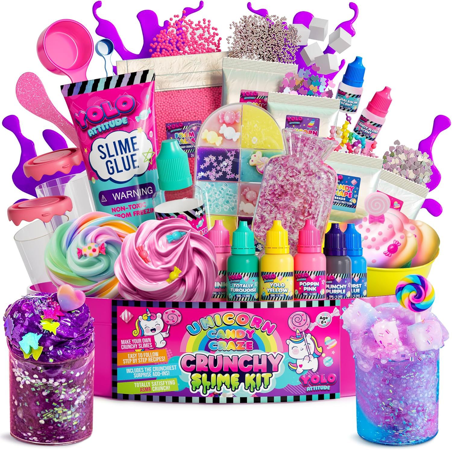 Wholesale of popular slime crystal mud children's DIY handmade cotton mud and pearl mud toy sets Item Picture