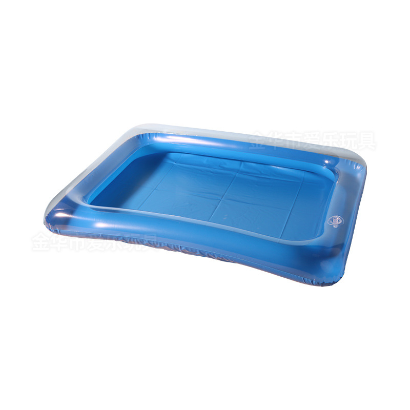 Wholesale inflatable sand table PVC factory direct supply children's rectangular beach space toy sand table inflatable small water pool Item Picture