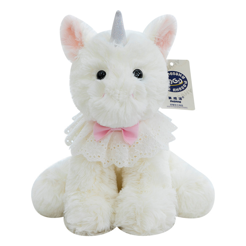 Cross-border new cartoon cute pet unicorn doll, children's soothing and companion doll, cute unicorn birthday gift Item Picture