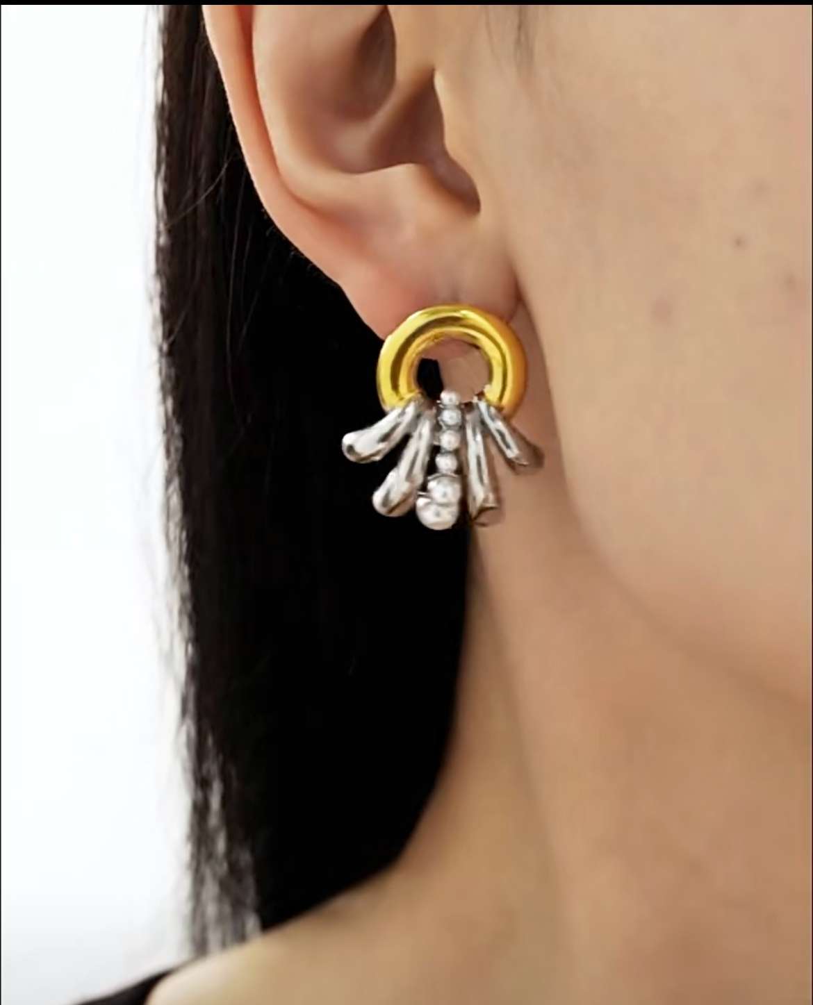 三对滴油耳钉耳针时尚耳饰简约耳饰品女气质百搭耳钉耳饰配饰