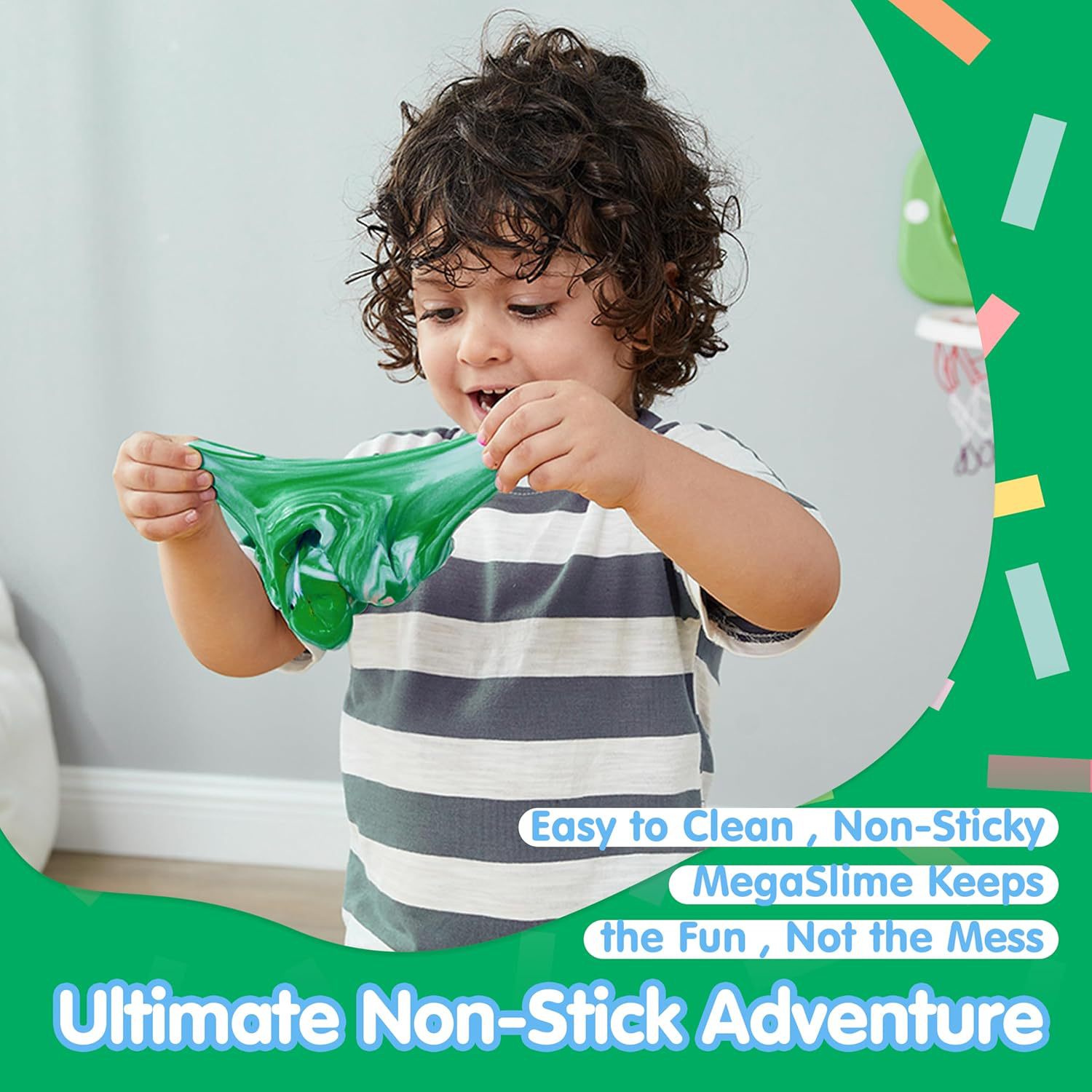 Factory direct supply of cross-border slime children's clay, colored clay, bubble glue, DIY children's toy set customization details Picture