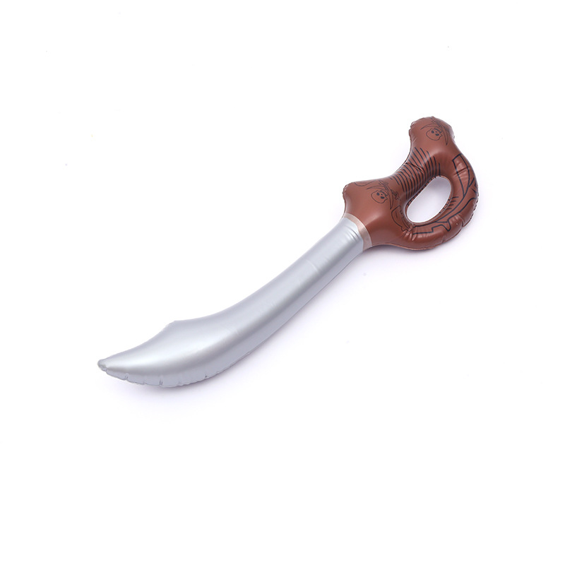 Inflatable swords, children's toys, skull knives, inflatable pirate ship treasure knives, eco-friendly materials, inflatable simulation weapons full figure