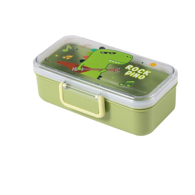 Hot-selling lunch boxes, children's cartoon lunch boxes, microwave-safe plastic lunch boxes details Picture