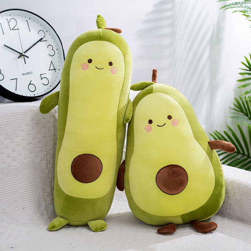 Cross-border new fruit doll, avocado plush toy, creative Douyin same style doll, sleeping pillow full figure