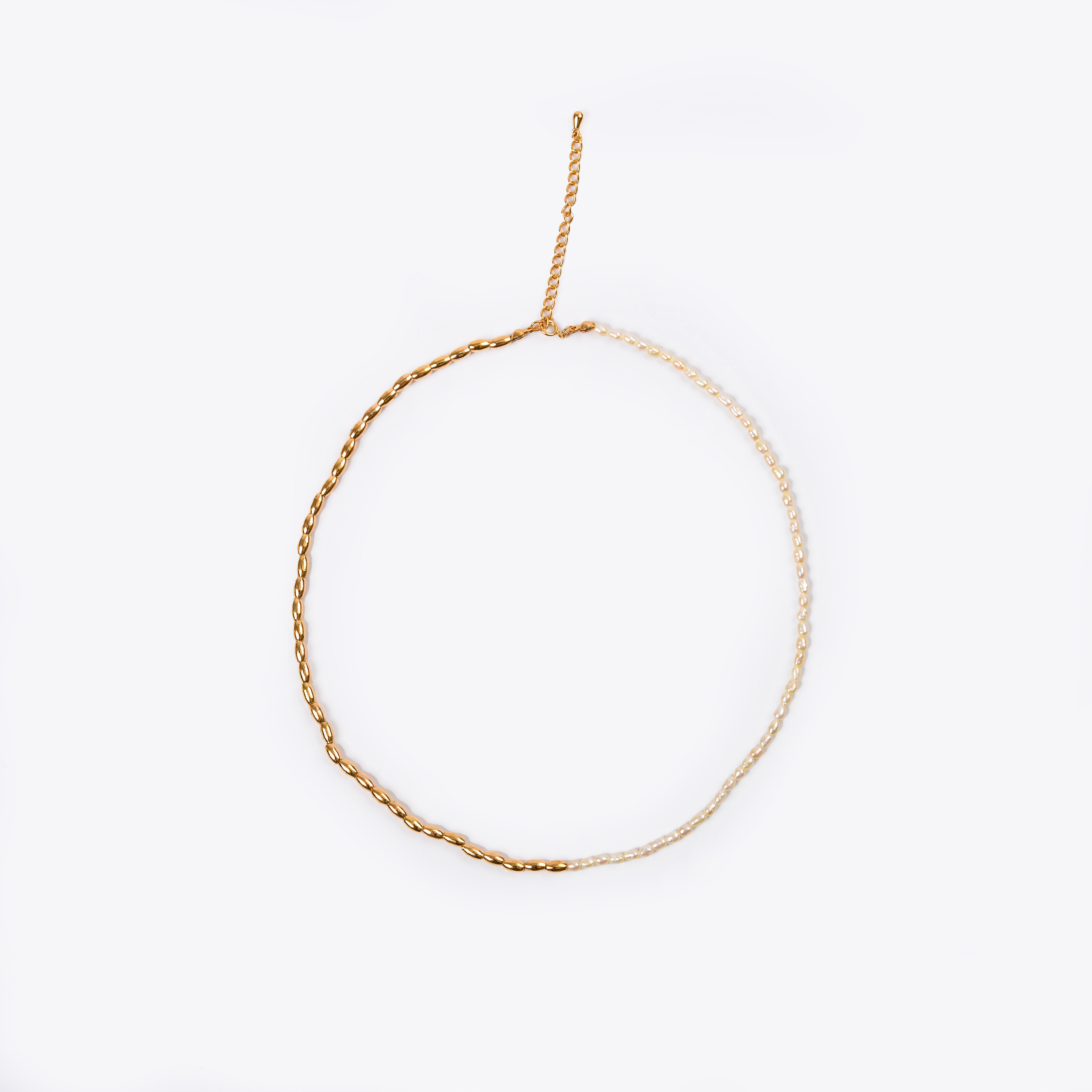 亚马逊跨境新品不规则一字不锈钢项链女百搭高级感不掉色夏季海滩