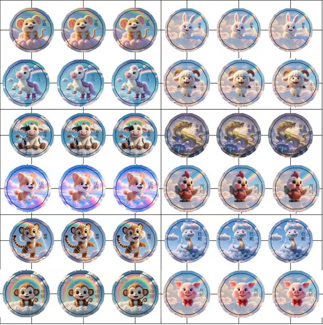 The 12 Chinese zodiac wristband ball, the moon stone elastic ball on the wrist, the pressure-relieving and rebounding bouncy ball with a string, the luminous high-elasticity swing ball Application Scenario
