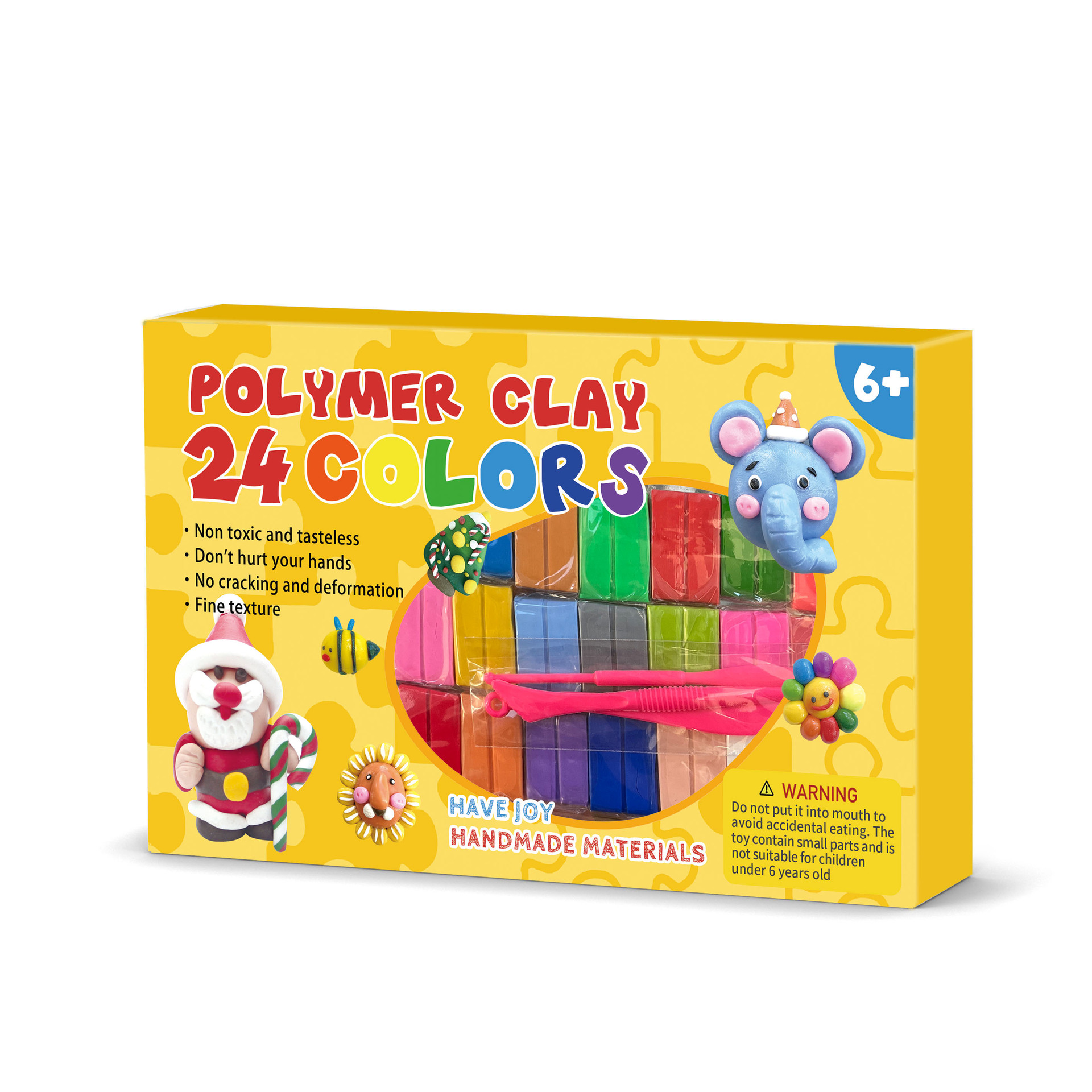 【 New Products 】 24-color and 32-color soft clay set, plasticine and colored clay tools, handicraft set, children's accessories set Item Picture