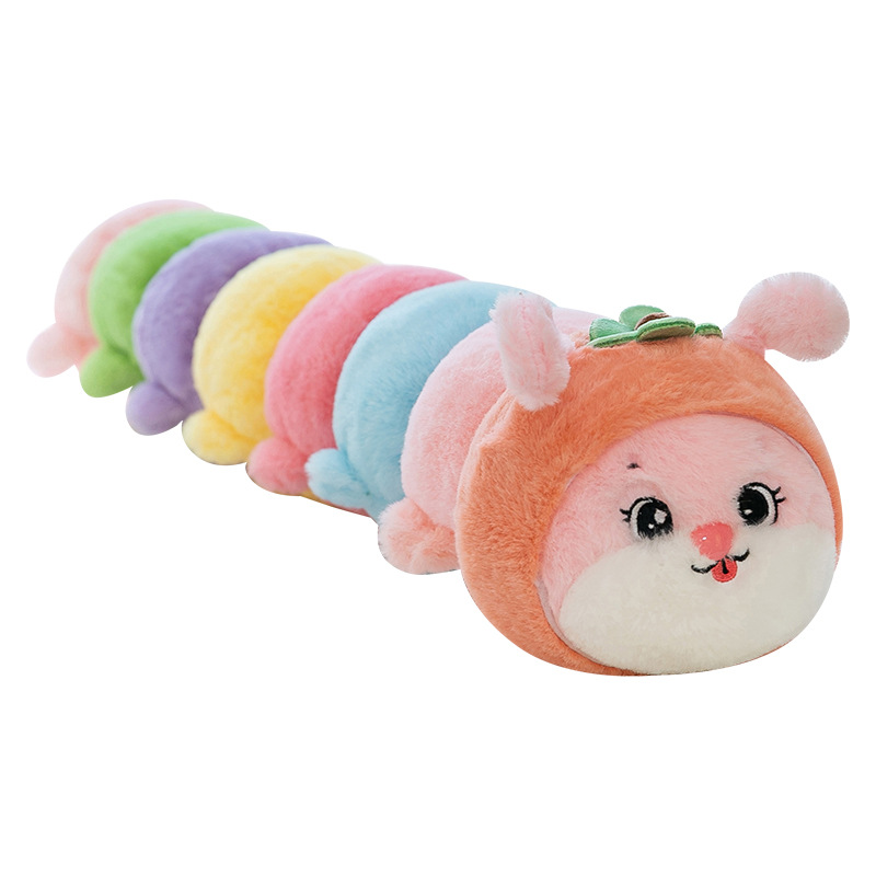 Cute caterpillar doll, sleeping leg rest pillow, plush toy, sleeping backrest doll, birthday gift Item Picture