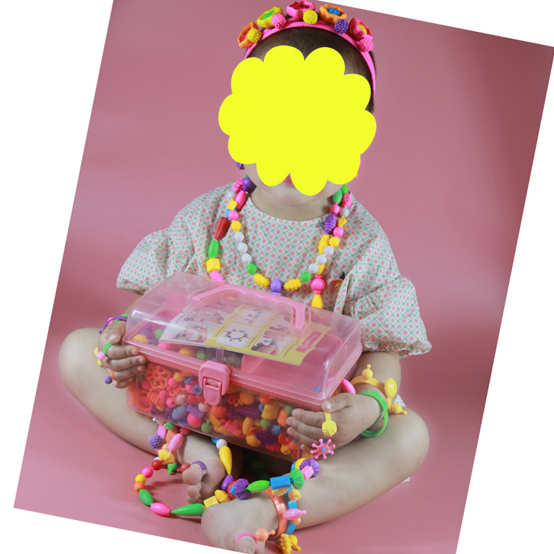 Source factory's versatile creative pop beads, children's beads, toy beads, diy girls' bracelets and necklaces Application Scenario