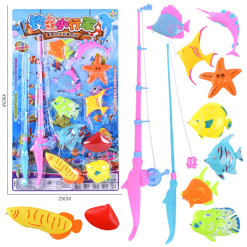 Free shipping, hanging board, water play and fishing set, training institution delivery, wholesale of boys' and girls' supermarket toys Specification drawing