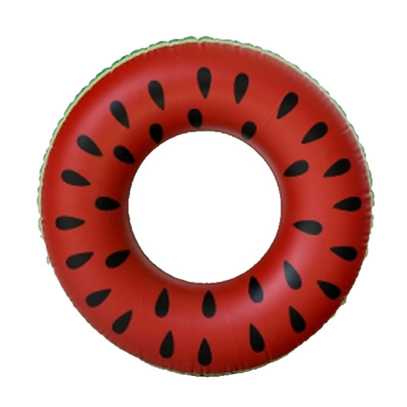 PVC inflatable float 90-180, popular fruit ring fishtail swimming ring, adult yacht water swimming ring wholesale Item Picture