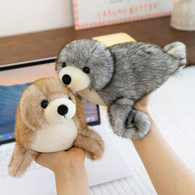 Authentic simulation cute sea lion figurines, zoo cute sea lion dolls, children's plush toys, birthday gifts Application Scenario