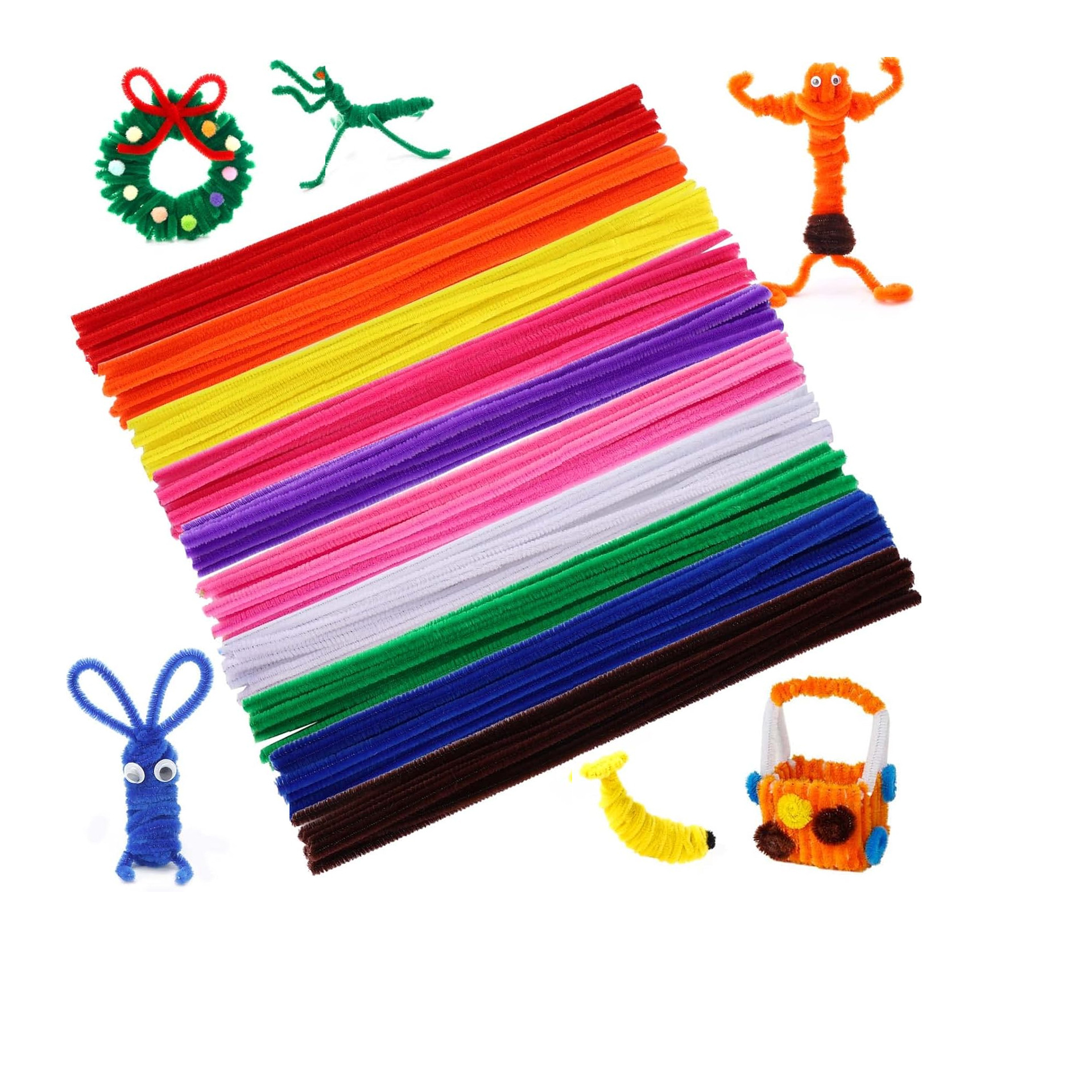 Amazon Twist Stick diy material kits, bouquets, handmade colored woolen root strips, macaron-colored plush strips wholesale Application Scenario