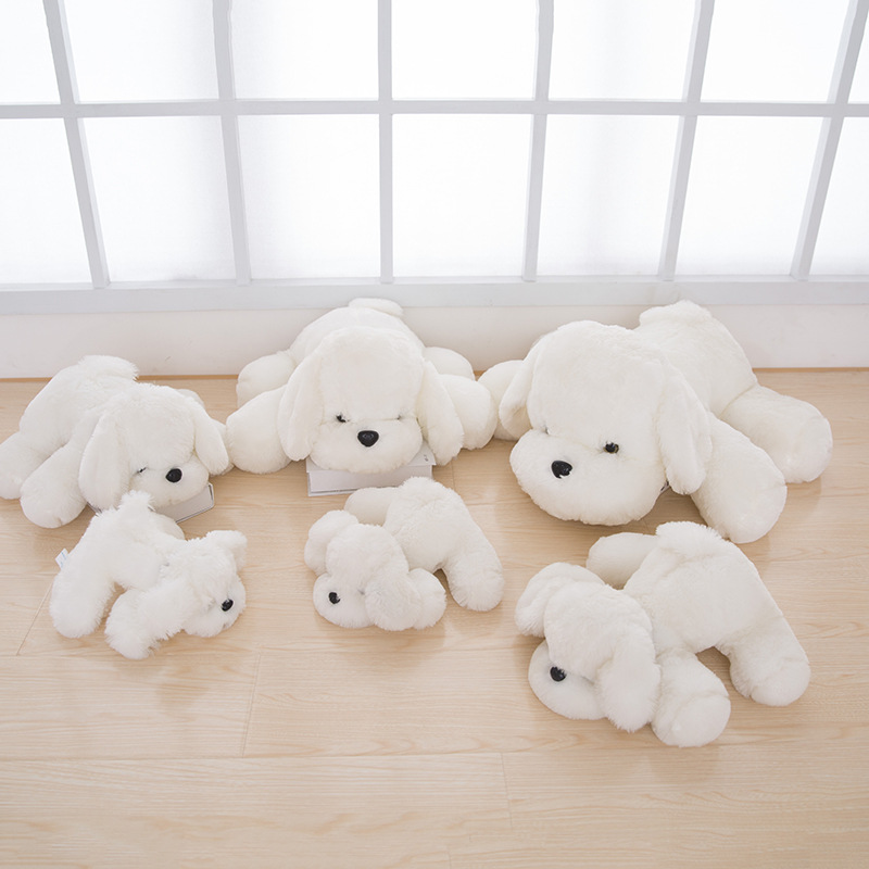 Wholesale of cartoon plush toys, cute dog dolls, adorable bed dolls, throw pillows and birthday gifts Specification drawing