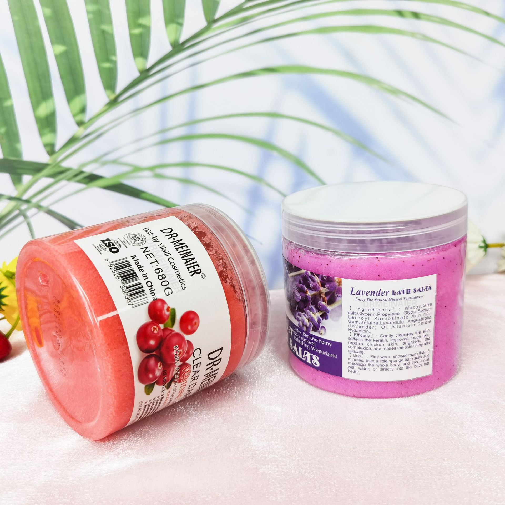 Foreign trade arbutin Scrub, Aloe Bubble Bath, Wet salt, Exfoliating and rejuvenating skin, Mud Cream, Lavender Scrub salt details Picture