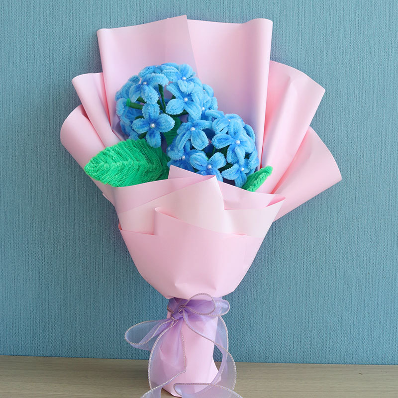 Amazon 2024 New style factory wholesale diy twisty stick bouquet set, Teacher's Day handcrafted material hand-held bouquet Application Scenario