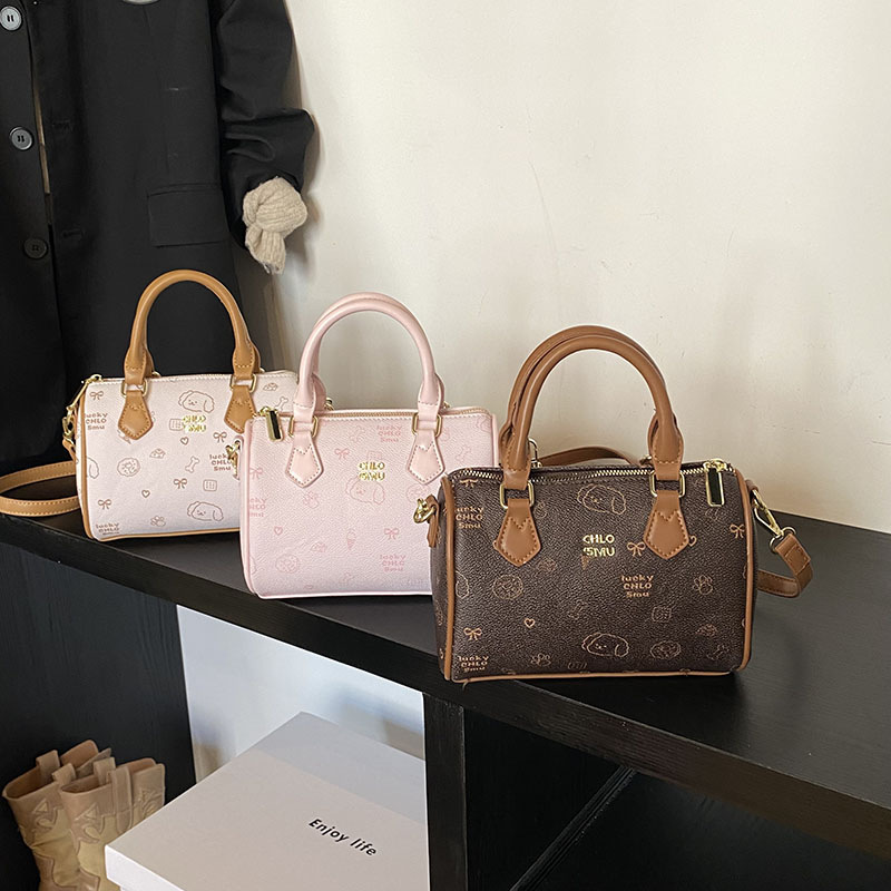 Spring 2025 new high-end bucket bag, design sense, chain, versatile, fashionable and niche single-shoulder crossbody handbag full figure