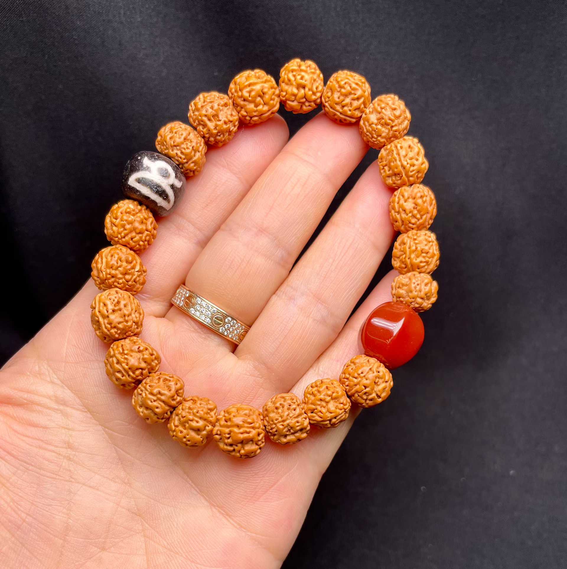 Niche diy straight-cut bracelet, original design diamond Bodhi bracelet, new Chinese style bracelet, scenic spot bracelet wholesale