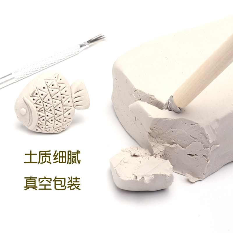 No-baking air-drying clay shaping DIY shaping clay vacuum-packed clay set, ceramic sculpture clay and stone modeling clay Specification drawing