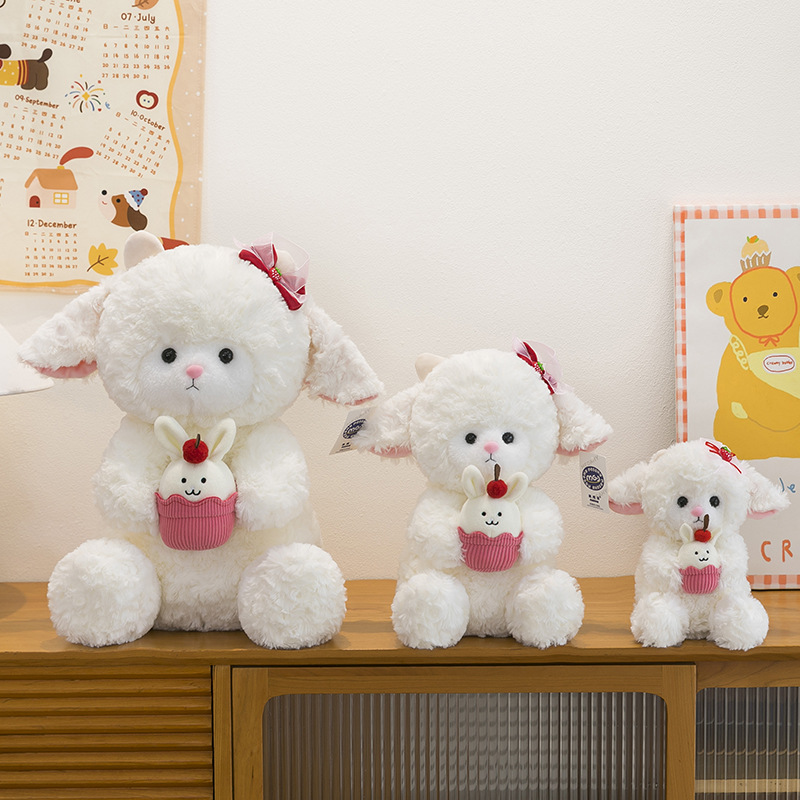 Cute baby lamb doll, popular goodnight comfort series, dressed lamb doll plush toy, birthday gift Application Scenario