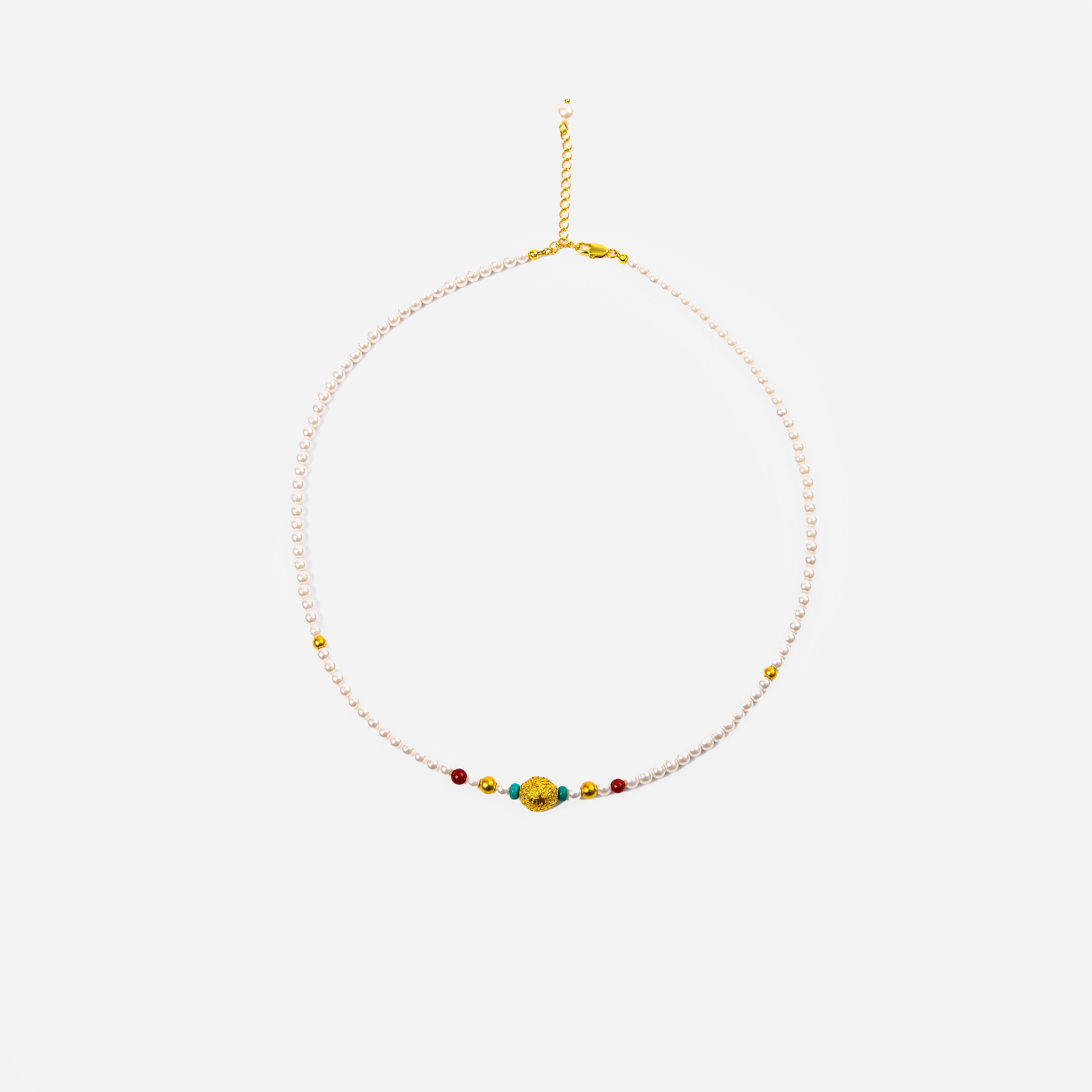 2025 New Chinese-style Spring Pearl Collarbone Chain, High-end Pearl Necklace, Fashionable necklace for Women