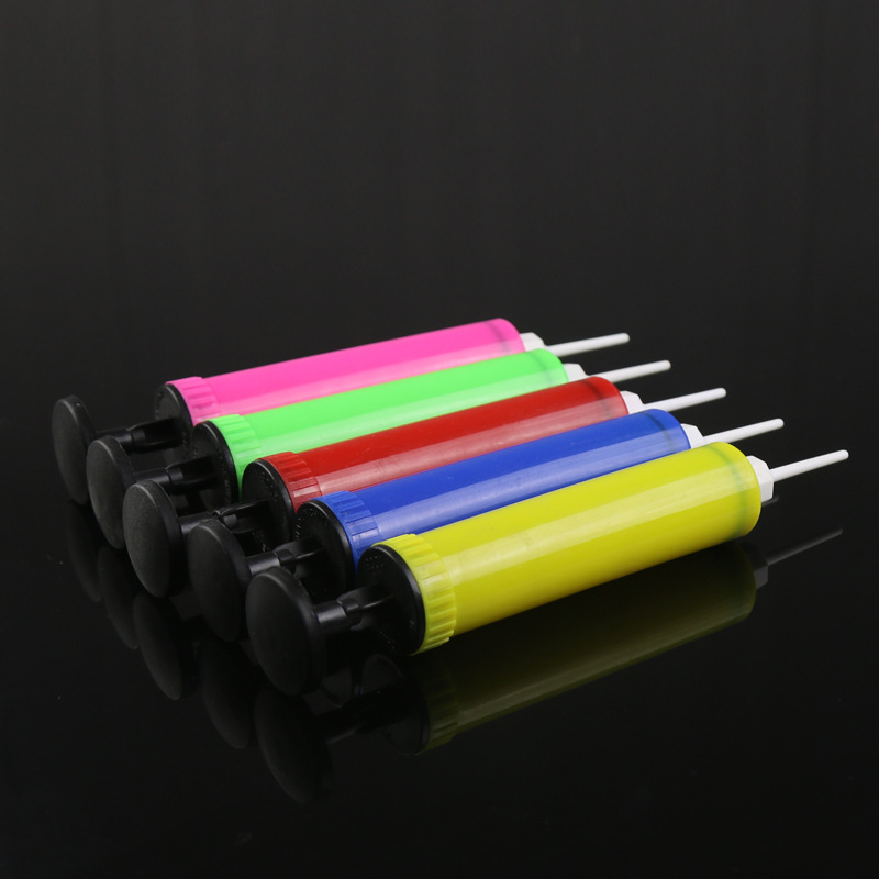 Mini basketball air pump with air needle, small rubber ball, mini air filling cylinder, small air cylinder wholesale, hand-pushed portable air cylinder details Picture