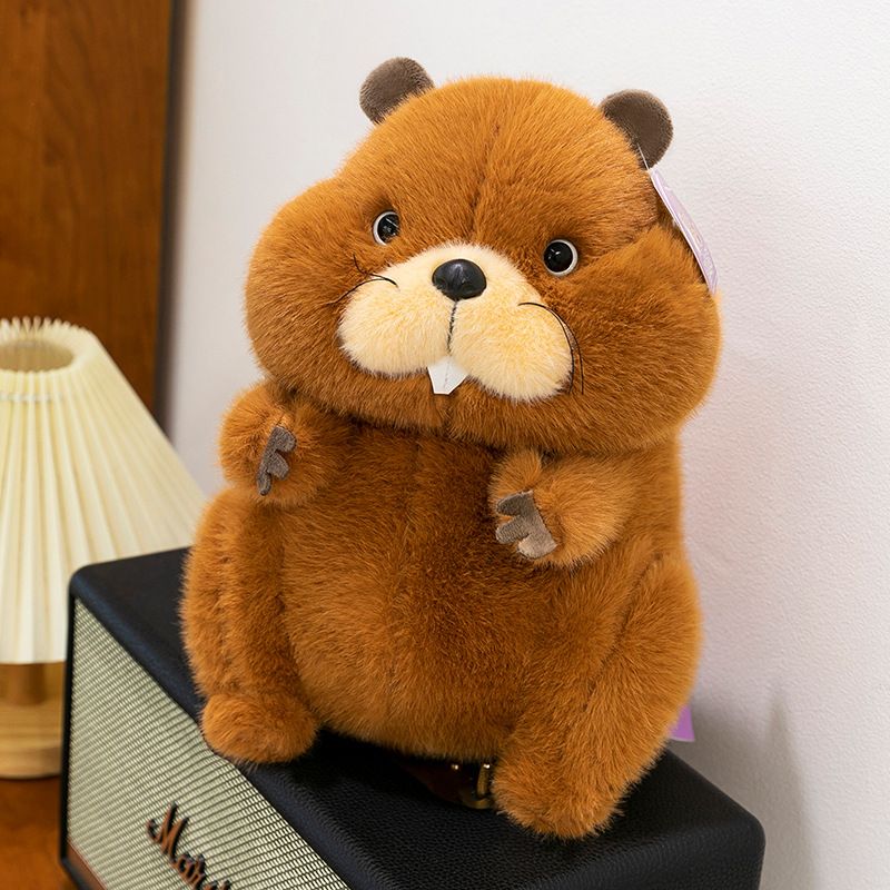 New cross-border cartoon groundhog plush toys, cute groundhog pet home decoration items, children's companion dolls Application Scenario