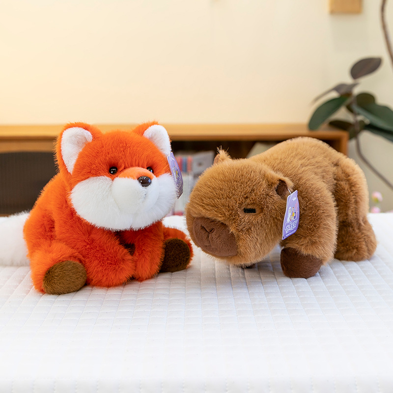 Genuine Dingdang Palm Treasure, Panda West Highland plush toys, capybara sloth dolls, car ornaments, fox wholesale Specification drawing