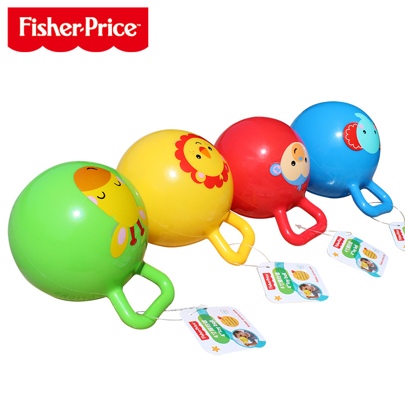 Chentai F0517 4-inch baby hand-held rattle ball Handle Ball Swing Ball gift street stall wholesale Item Picture