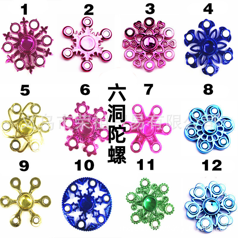 Factory direct sales of plastic hole finger gyroscopes, stress-relieving tip gyroscopes, handheld rotating educational equipment, toys, bubbles Specification drawing