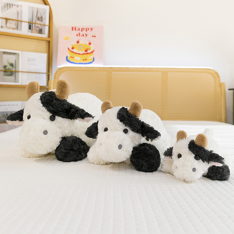 New cross-border cute little sheep plush toy, animal plush toy, cow soothing doll, doll gift Application Scenario