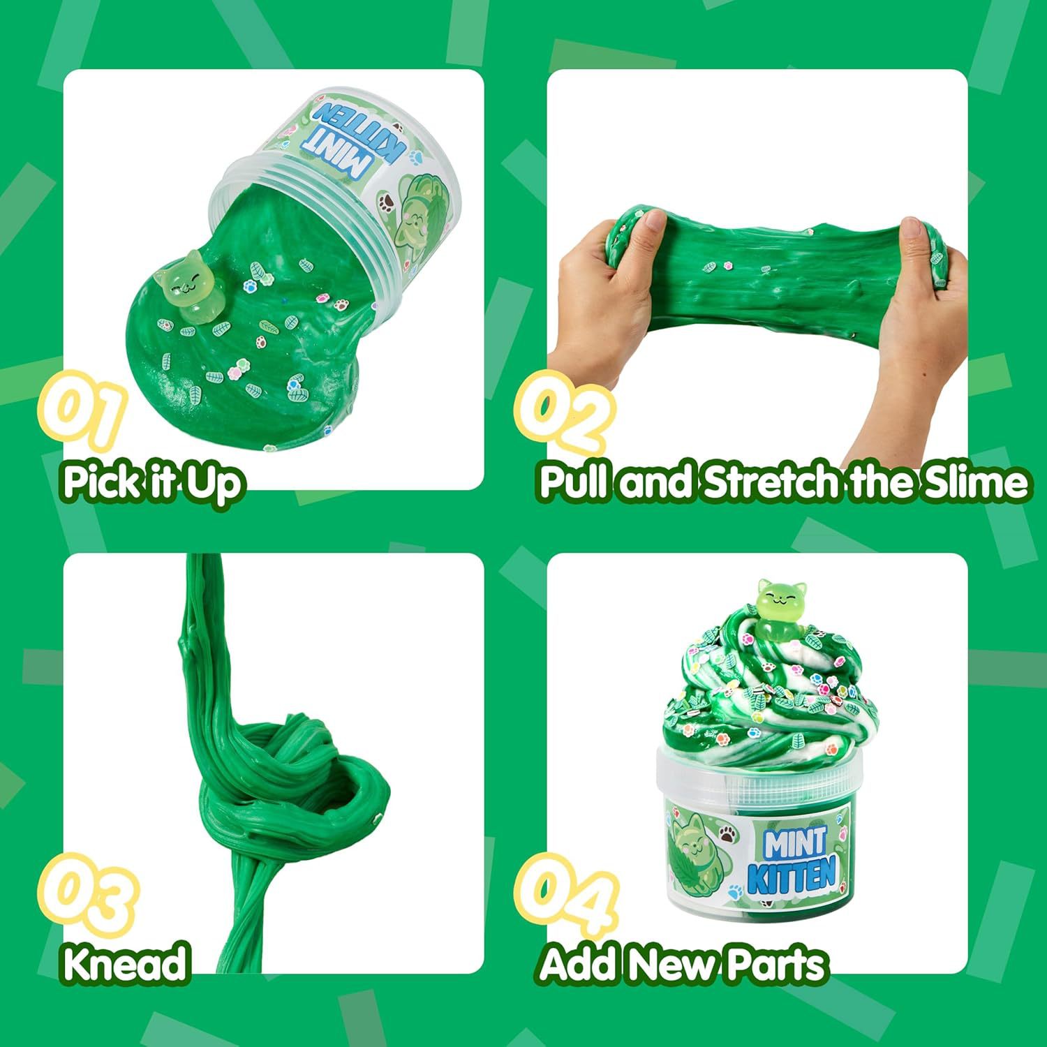 Factory direct supply of cross-border slime children's clay, colored clay, bubble glue, DIY children's toy set customization Application Scenario