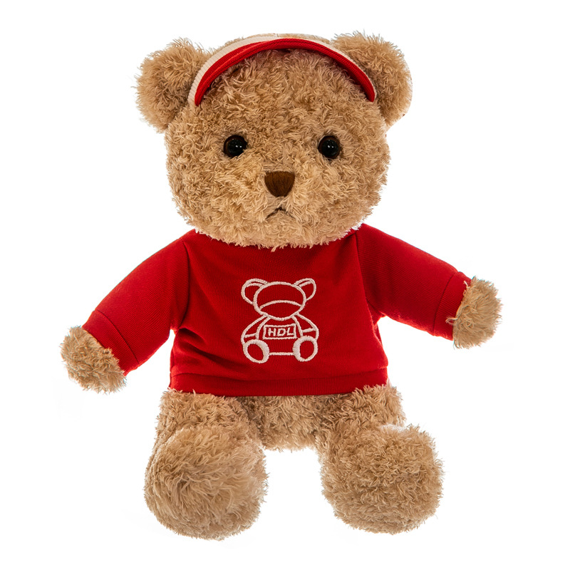 Cartoon bear, popular plush toy, dressing bear doll, children's soothing doll, decorative gift and display item Item Picture