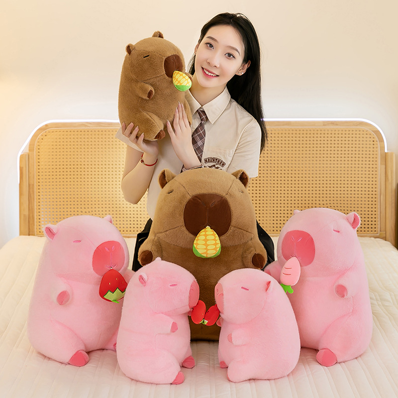 Factory direct water dolphin stretchable plush toys, plush toys, cute and ugly dolls, Kapibala children's cloth dolls Application Scenario