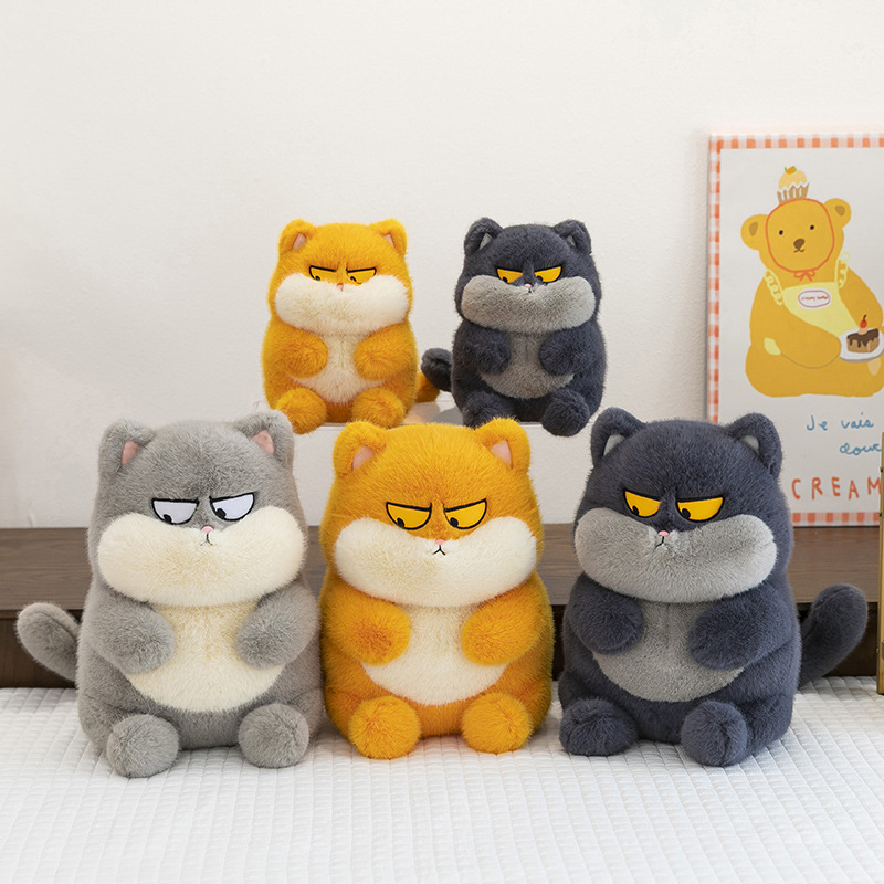 A cool and cool little cat plush toy, a super cute cartoon cat doll, a cloth doll, a gift for girls and children Application Scenario