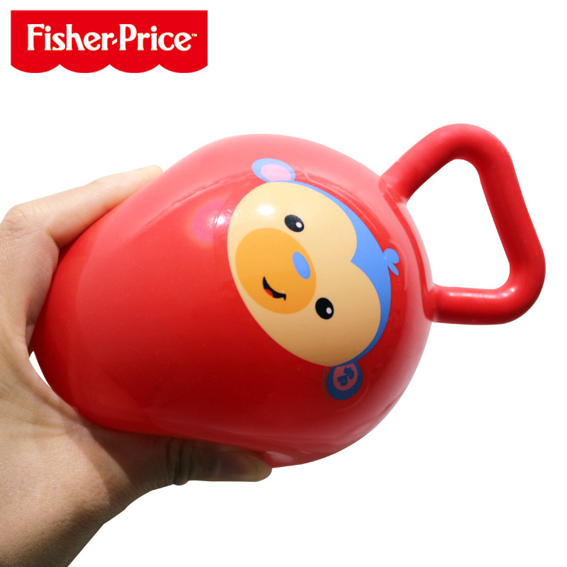 Chentai F0517 4-inch baby hand-held rattle ball Handle Ball Swing Ball gift street stall wholesale details Picture