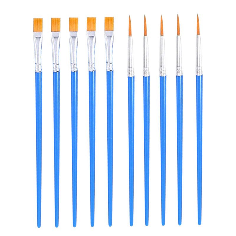 Children's painting brushes, doodles, coloring, acrylic watercolor paints, kindergarten outlining pens, brushstrokes, gouache, nylon brushes Item Picture