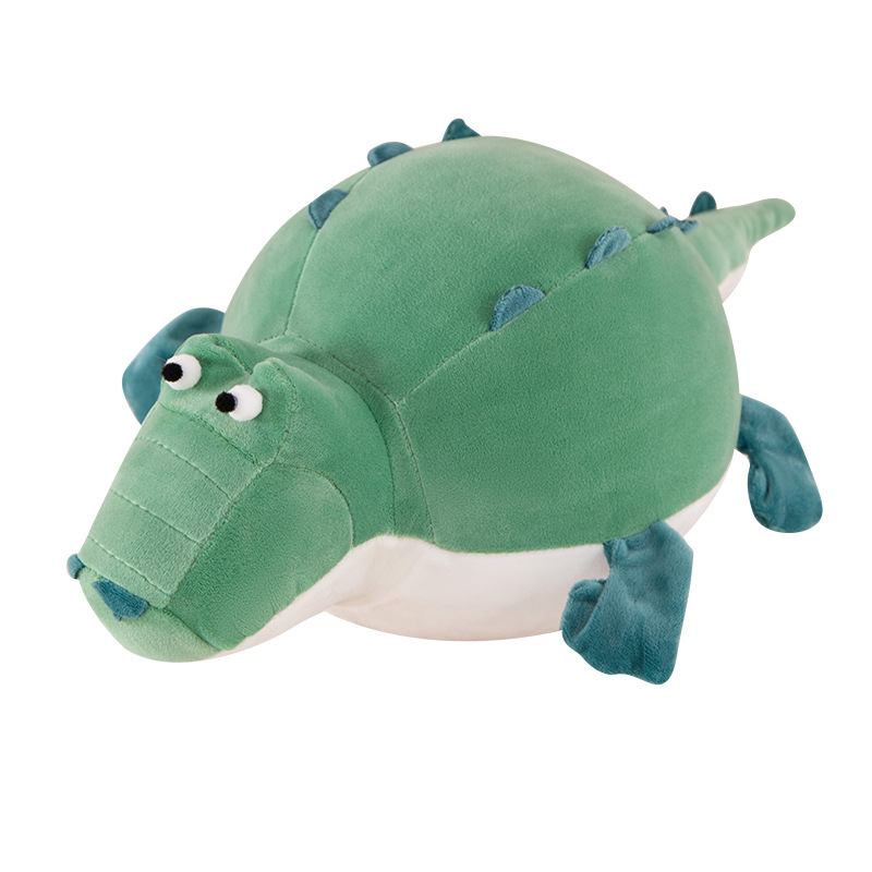 New cross-border cute crocodile plush toys, pufferfish round dolls, funny stuffed dolls, children's and girls' gifts Item Picture