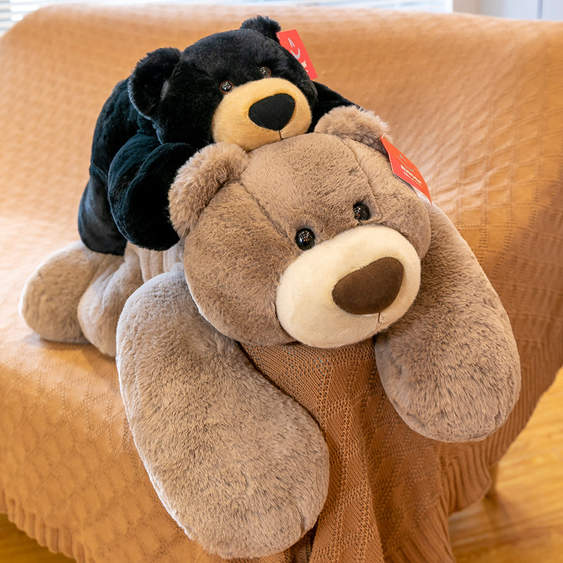 Cute Papa Bear doll cross-border new product forest animal dinosaur plush toy large Piggy birthday present details Picture