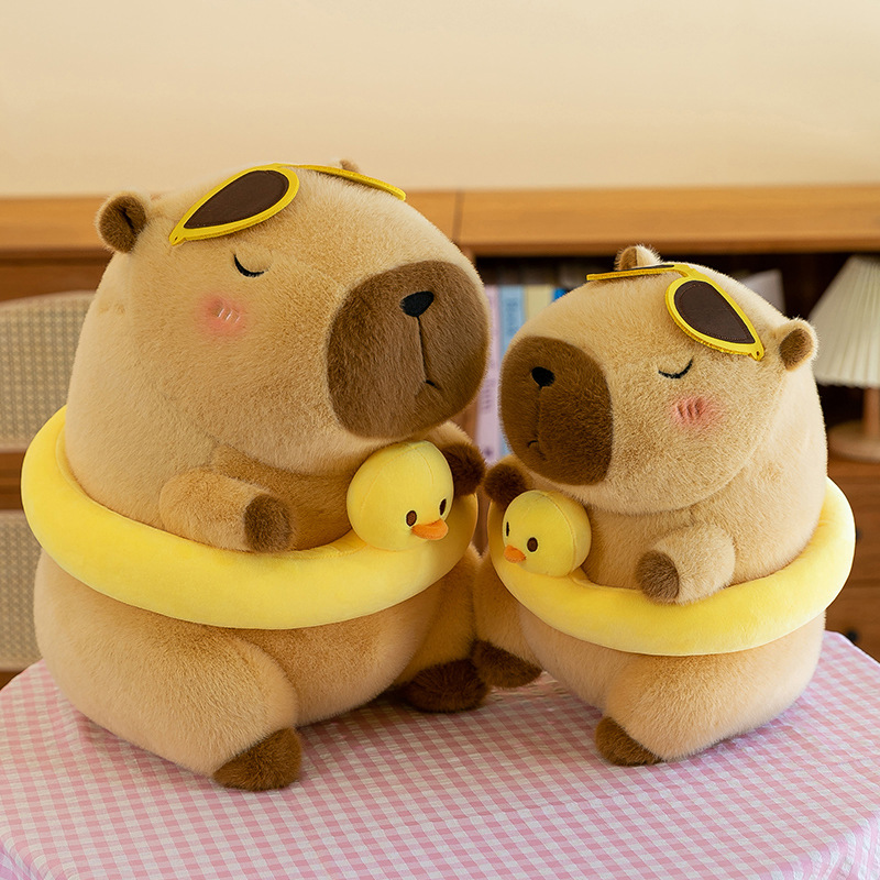 Cross-border Capibara dolls, capybara figurines, plush toys, cute dolls, birthday gifts, wholesale in stock Specification drawing