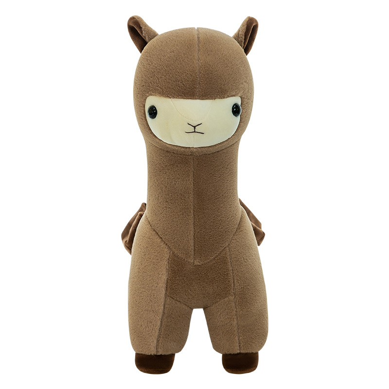 Cross-border alpaca plush toy, cute and creative sleeping pillow, little sheep bed doll, doll lover's gift Item Picture