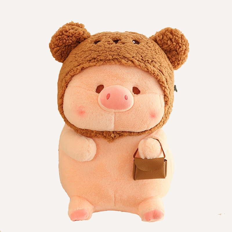 Transform into Lulu Pig - a trendy, cute girl toy and creative plush children's doll for cross-border wholesale Item Picture