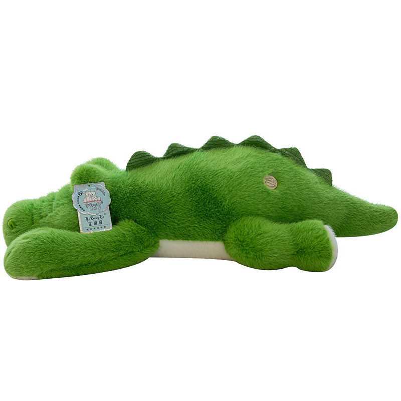 Wholesale of large-sized gifts for boys, including cross-border crocodile plush toy figurines, simulated dinosaur dolls, and sleeping pillows Item Picture