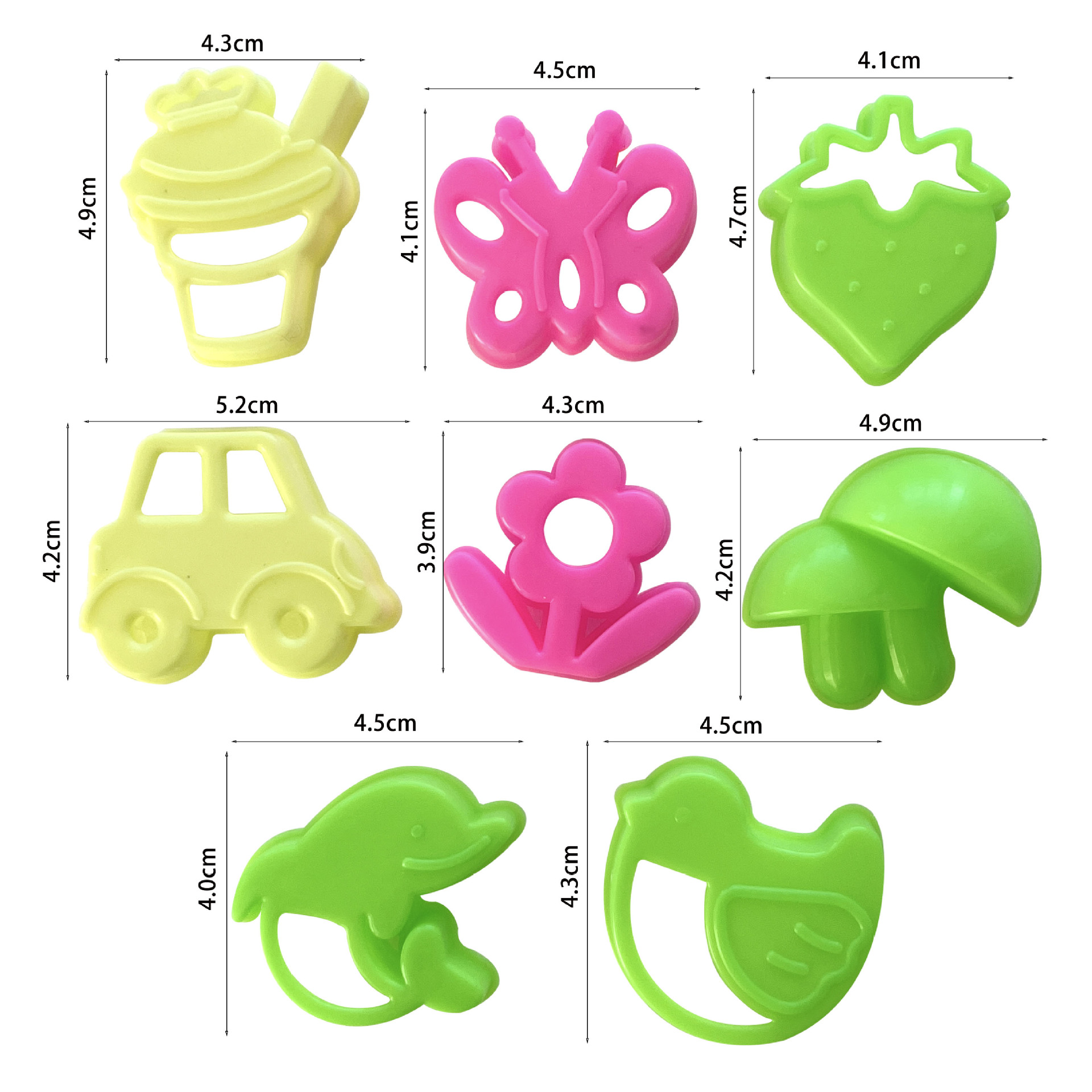 Factory direct sales of children's ultra-light clay color clay cartoon shaped small animal soft clay clay model mold sets Item Picture